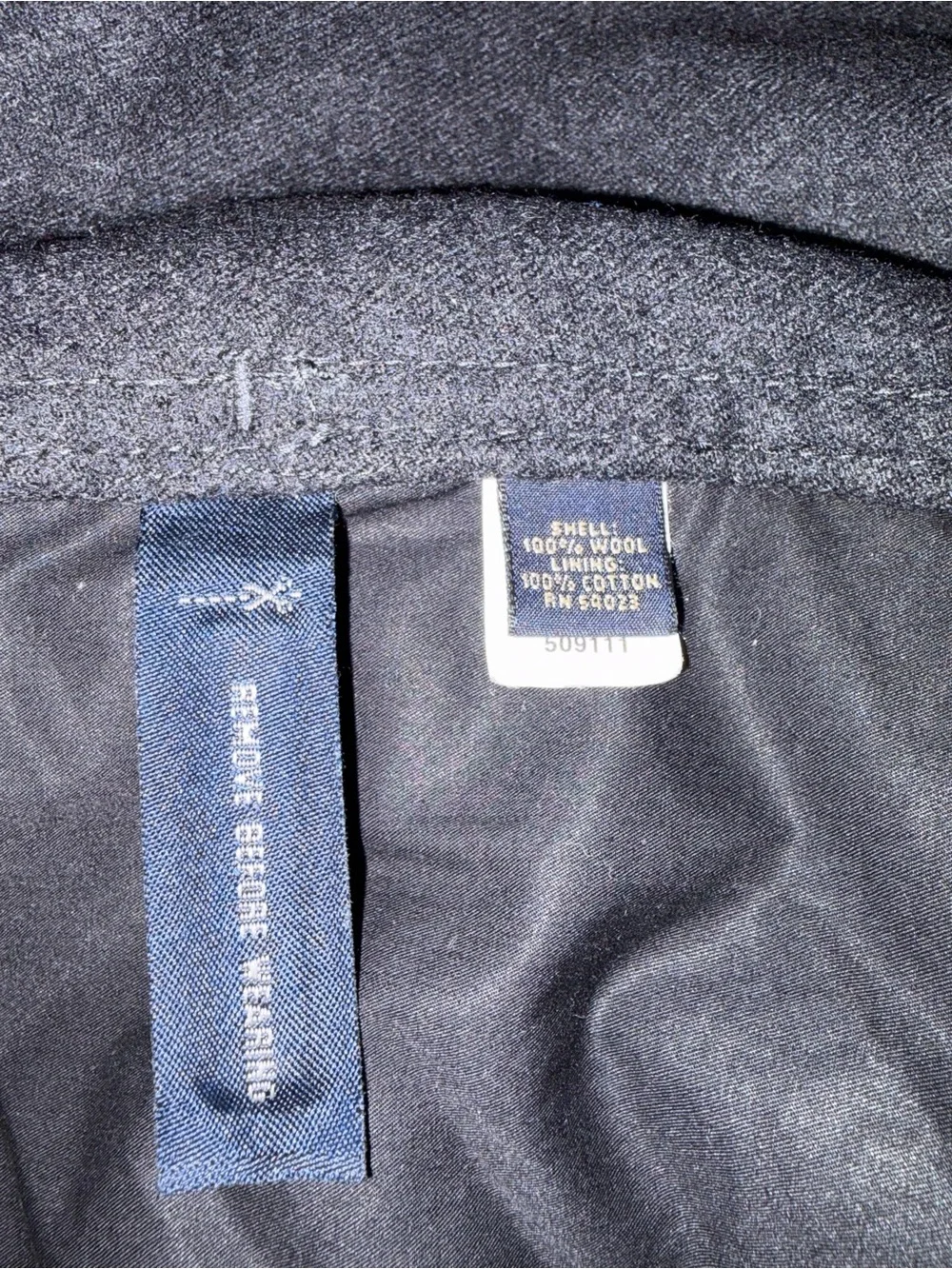 Banana Republic Black Peacoat